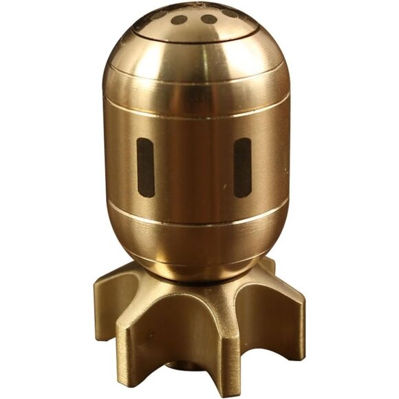 Missile Statue Figurine Detachable Rotating Brass Statue for Home Office Decor - Picture 1 of 5